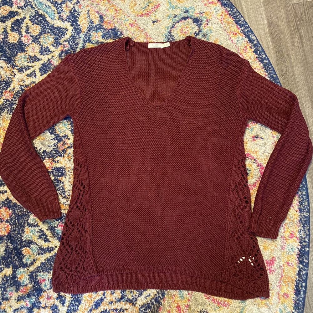 Francesca’s Harper crew neck sweater